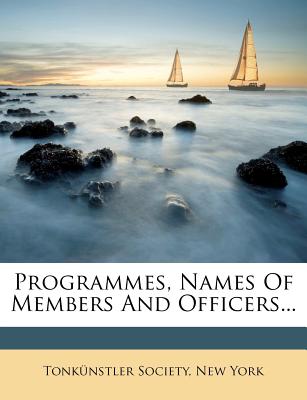 Programmes, Names of Members and Officers...