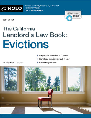 The California Landlord's Law Book: Evictions: Evictions (California Landlord's Law Book Vol 2 : Evictions)