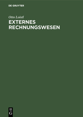 Externes Rechnungswesen (German Edition)